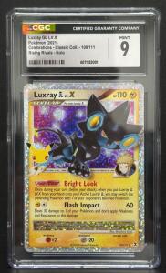 CGC 9 Mint Luxray GL LV.X 109/111 Pok&eacute;mon Celebrations Classic Collection Holo 25th Anniversary