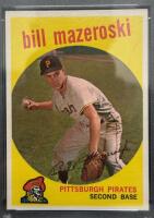 1959 Topps #415 Bill Mazeroski PSA 7 NM Pittsburgh Pirates Hall of Famer Vintage Baseball Card - 2