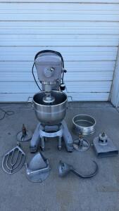 Hobart 20 Qt Floor Planetary Mixer w/ 3-Speed, Multiple Attachments & Bowl Guard