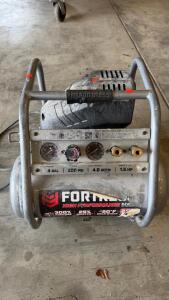 Fortress 4 Gallon 200 PSI 1.5 HP Portable Electric Air Compressor, Twin-Stack, 4.0 SCFM @ 90 PSI