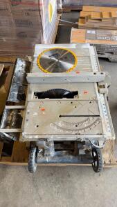 Ryobi BTS21 15A 10" Portable Table Saw, Built-In Rolling Stand, 5000 RPM, S/N X072024127