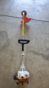 Stihl FS 38 Gas String Trimmer, 27.2cc, Curved Shaft, 15" Cutting Width