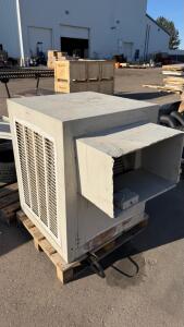 Commercial Evaporative Cooler, 6,000&ndash;8,000 CFM, Galvanized Steel, Manual Controls, 36"x36"x36"