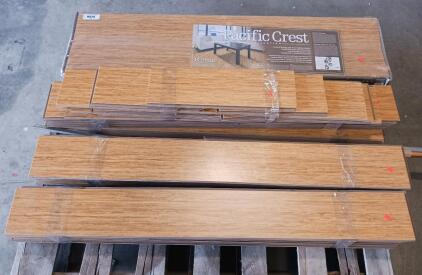 Pacific Crest 14.3mm Laminate Flooring, QuickLock, 2 Boxes + Extras, V-Groove, Foam Back