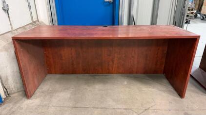 Wood Desk -71&rdquo;Lx24&rdquo;Wx30&rdquo;H