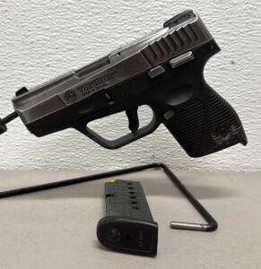 Taurus PT 709 Slim 9mm Stainless Steel, Serial TGS07701, 7+1 Capacity, Polymer Frame, 3.2" Barrel