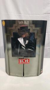 Mattel Disney 101 Dalmatians Cruella De Vil Power in Pinstripes Doll Great Villains 1996 12"
