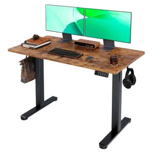 Claiks Electric Standing Desk, Adjustable Height Stand up Desk, 24x48 Inches