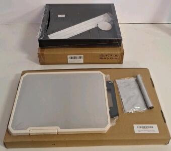 (1) Stainless Steel Cutting Board W/ Bench Scraper & (1) Slide Out Cabinet Organizer Tray