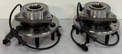 (2) 4WD Front Wheel Hub Bearing Assembly - Fits 4x4 Chevy Silverado Tahoe Avalanche Suburban Express 1500 GMC Sierra Yukon Savana Cadillac Escalade Wheel Hub Bearing with ABS & 6-Lug 515036 2 Pack