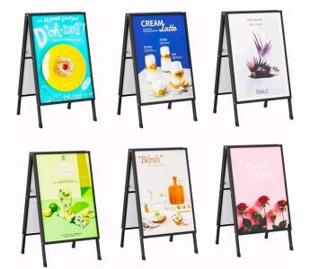 6-Pack 24 x 36 Inch A Frame Sign, Heavy Duty Double-Sided