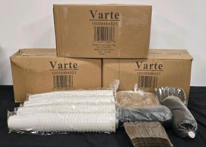 (4) Boxes Of 16oz Coffee Cups, 440 Total Cups
