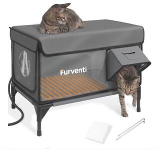 Outdoor Heated Cat House