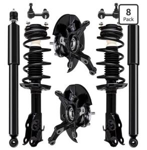 Detroit Axle - 1.8L Steering Knuckles Kit for 2006 2007 2008 2009 2010 2011 Honda Civic [Coupe]