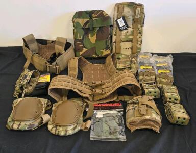 Tactical Tailor MAV Chest Rig Set, Voodoo Mag Pouches, Blackhawk, Warrior, Multicam, New/Like New
