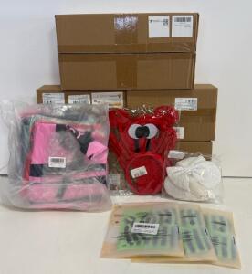 Bulk Lot Party Costumes & Decorations: Glow Party Favors, Crayon Apron Sets, Crab Set, Headband