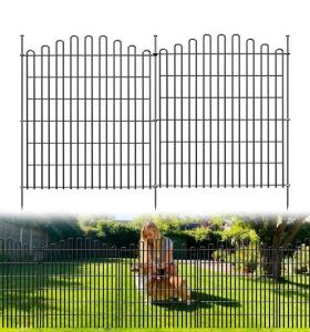 No Dig Fence Outdoor for Yard, 15 Pack 33in H x 35.4ft L