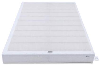 Amazon Basics Smart Box Spring Bed Base, 5-Inch Height Mattress Foundation, Tool-Free Easy Assembly, Metal Support, Full, 74" x 53"