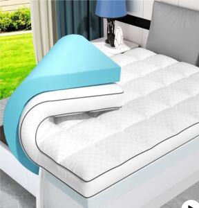 PAYHUIN Dual Layer 4 Inch Memory Foam Mattress Topper Full Size