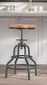 Diwhy Industrial Vintage Counter Stool