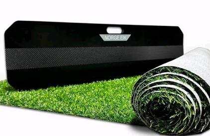 MyPitch 3x10 FT Soccer Training Mat In Artificial Grass With Soccer Rebounder