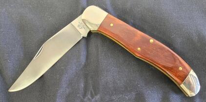 Great Eastern Cutlery PH-D2 Lockback Folding Knife, D2 Steel, Wood Handle, Titusville PA