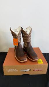 Twisted X Men&rsquo;s Size 13 Work Boots, Waterproof Leather, Alloy Safety Toe, C5XW-1282H, Square Toe