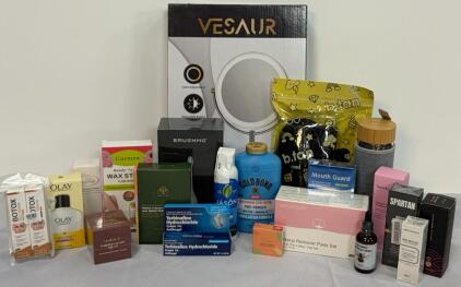 Ultimate Beauty Bundle &mdash; Lighted Makeup Mirror, Electric Toothbrush, Tanning Kit, Hair & Skin Care Products & More