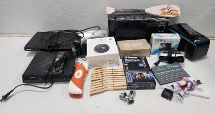 (1) Incomplete Google Nest Learning Thermostat (3rd Generation) (1) EMPREX Digital Photo Frame (1) iHave Wall Mounted Toothbrush Holder And More