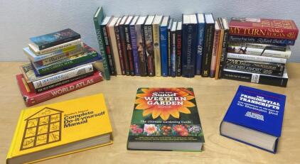 Large Mixed Book Lot: Reader&rsquo;s Digest DIY Manual, Western Garden, Presidential Transcripts, More