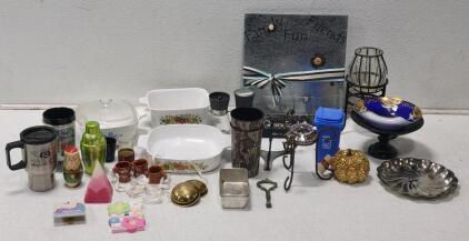 (3) Baking Dishes, (2) Home Signs, (2) Ducks Unlimited Cups, & More!