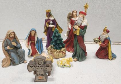 (7) Collectible Resin Nativity Set from Tii Collections And More
