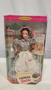 1995 Mattel Pioneer Barbie Doll, American Stories Collection, Collector Second Edition, 14518 NIB