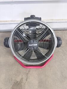 Patton 18-Inch High-Velocity Utility Fan, 3-Speed, Tilting Frame, Corded Electric