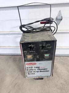Dayton 3Z351J 60/2 Amp Battery Charger, 250 Amp Engine Starter Booster, 6/12V, Wheeled USA