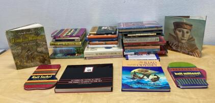 Literature & Knitting Book Lot: The Wind in the Willows, Principles of Knitting, Iliad & Odyssey