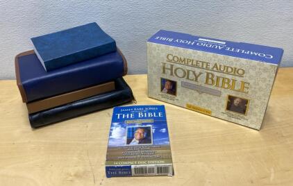 Complete Audio Holy Bible 60CD & James Earl Jones Reads KJV 14CD Sets, King James Version, CDs - Bibles