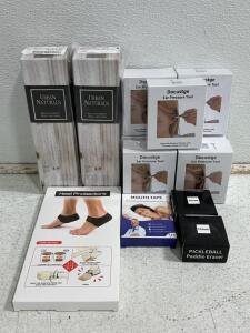 Mixed Lot: Urban Naturals Reed Diffuser, Docustge Ear Tool, bellFit Weights, Mouth Tape & More