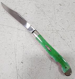 (1) Case XX Open Magicians Red/Green Slimline Trapper