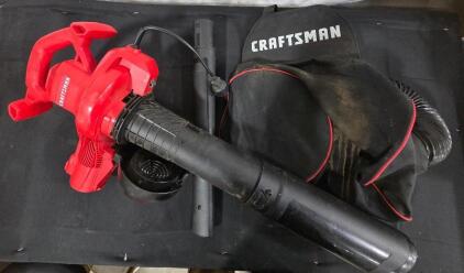 Craftsman Leaf/Grass Vacuum With Back Pack And Gutter Attachment (Tested)
