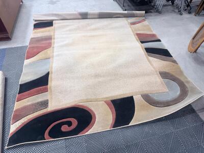 Home Dynamix Bazaar Eve 01 Area Rug 7'10" x 10'2", Cream Multi, Polypropylene, Made in Turkey