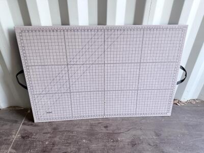 SpaceBoard Folding Project Board 48"x30" Quilting Cutting/Ironing Mat with Handles