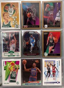 Huge NBA Basketball Card Binder &ndash; Stars & Hall of Famers &ndash; Fleer, SkyBox, Prizm, 1989&ndash;2022