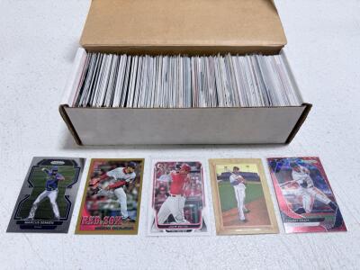Large Mixed Baseball Card Lot &ndash; Topps, Panini, Bowman &ndash; 350+ MLB Cards, Stars, Parallels