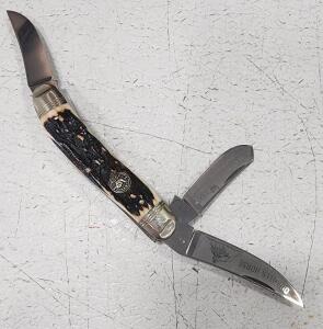 (1) Millennium 2000 Stag Horn Pocket Knife
