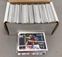 Baseball Card Collection Lot: Bowman Chrome Pedroia & Bulk Assorted Box, Red Sox, DBacks Stars