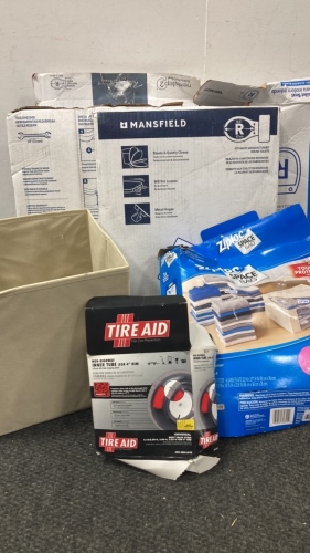 Tire Aid- Inner Tube, Ziplock Space Bags and More
