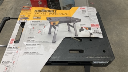 Tough built quickset work bench