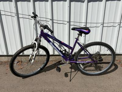 Roadmaster MT Sport SX 18-Speed 26" Mountain Bike, Purple, Steel Frame, Front Suspension