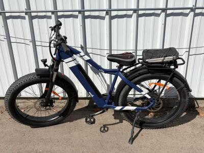 BREZEE Elite Fat Tire Electric Bike, 750W, 26&rdquo; Wheels, 48V Battery, 7-Speed, 11.7mi Odometer. Powers on, comes with charger.
